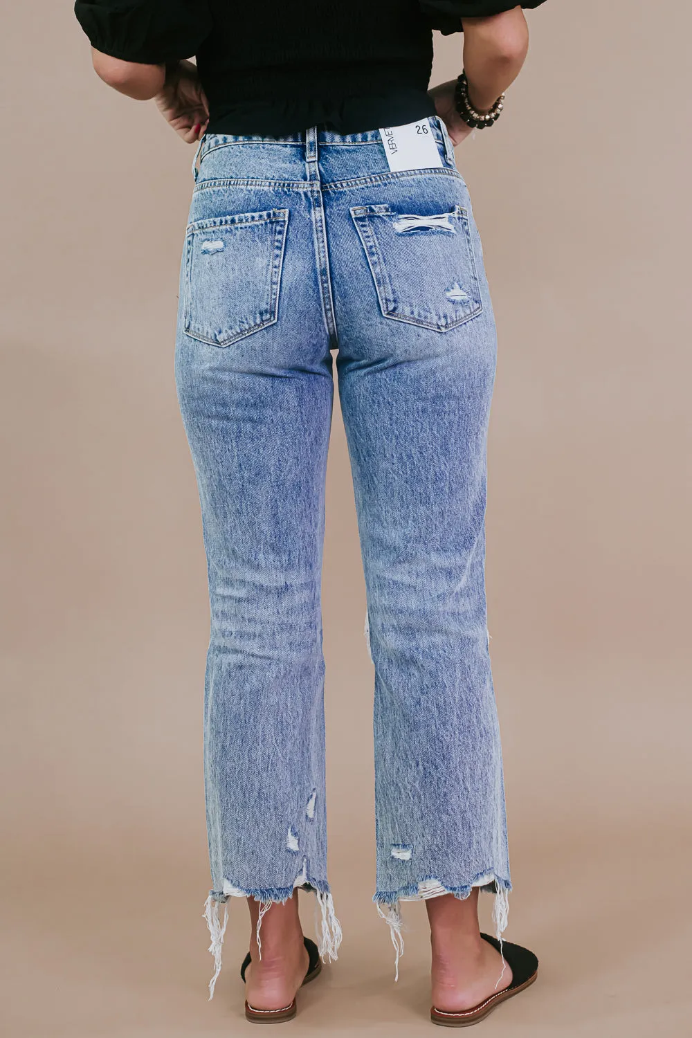 Eli Straight Leg Jean, Light Wash VERVET