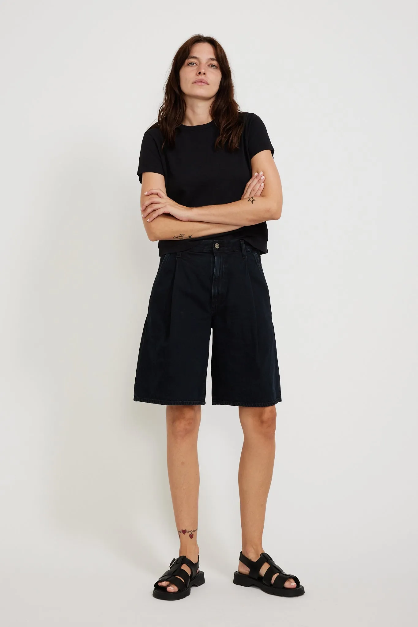 Ellis Trouser Short Crushed