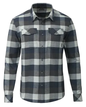 Field Flannel Shirt | Steel Blue Trio