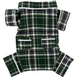 Flannel Pajamas - Green Plaid