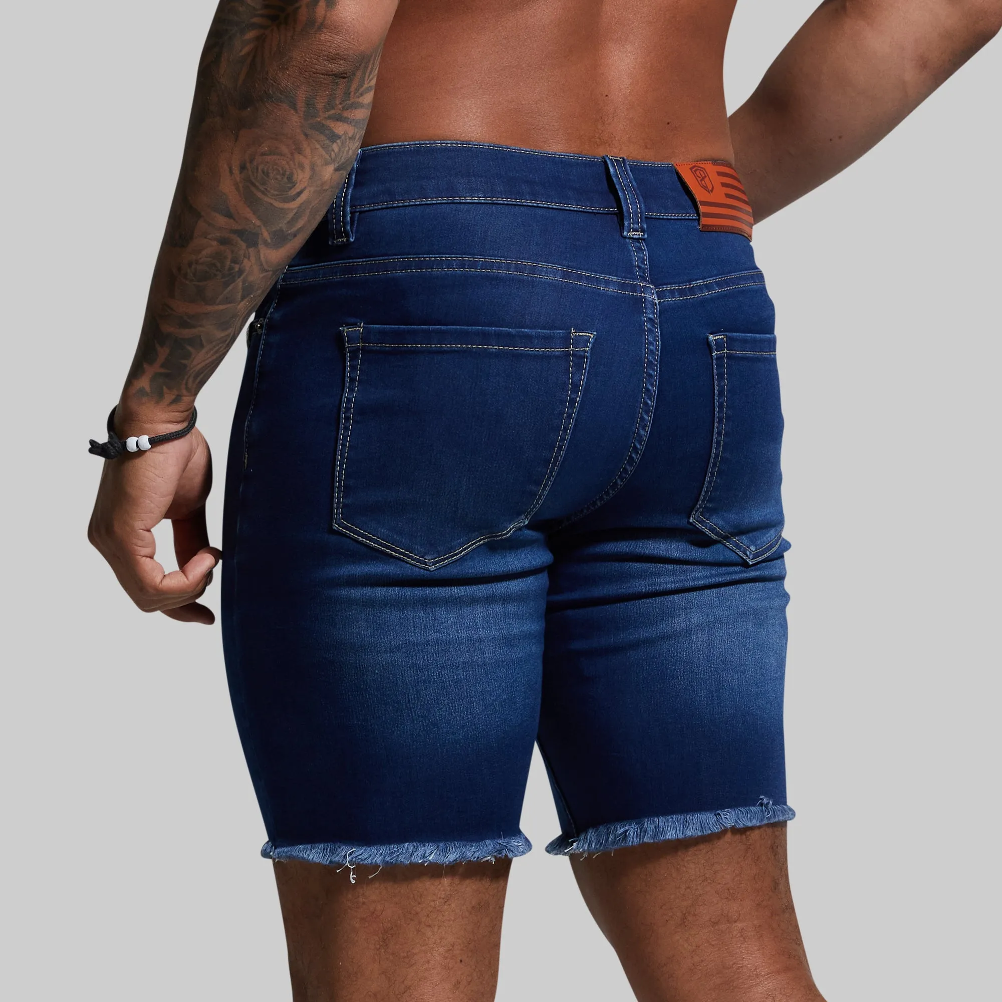 FLEX Stretchy Jort (Dark Wash)