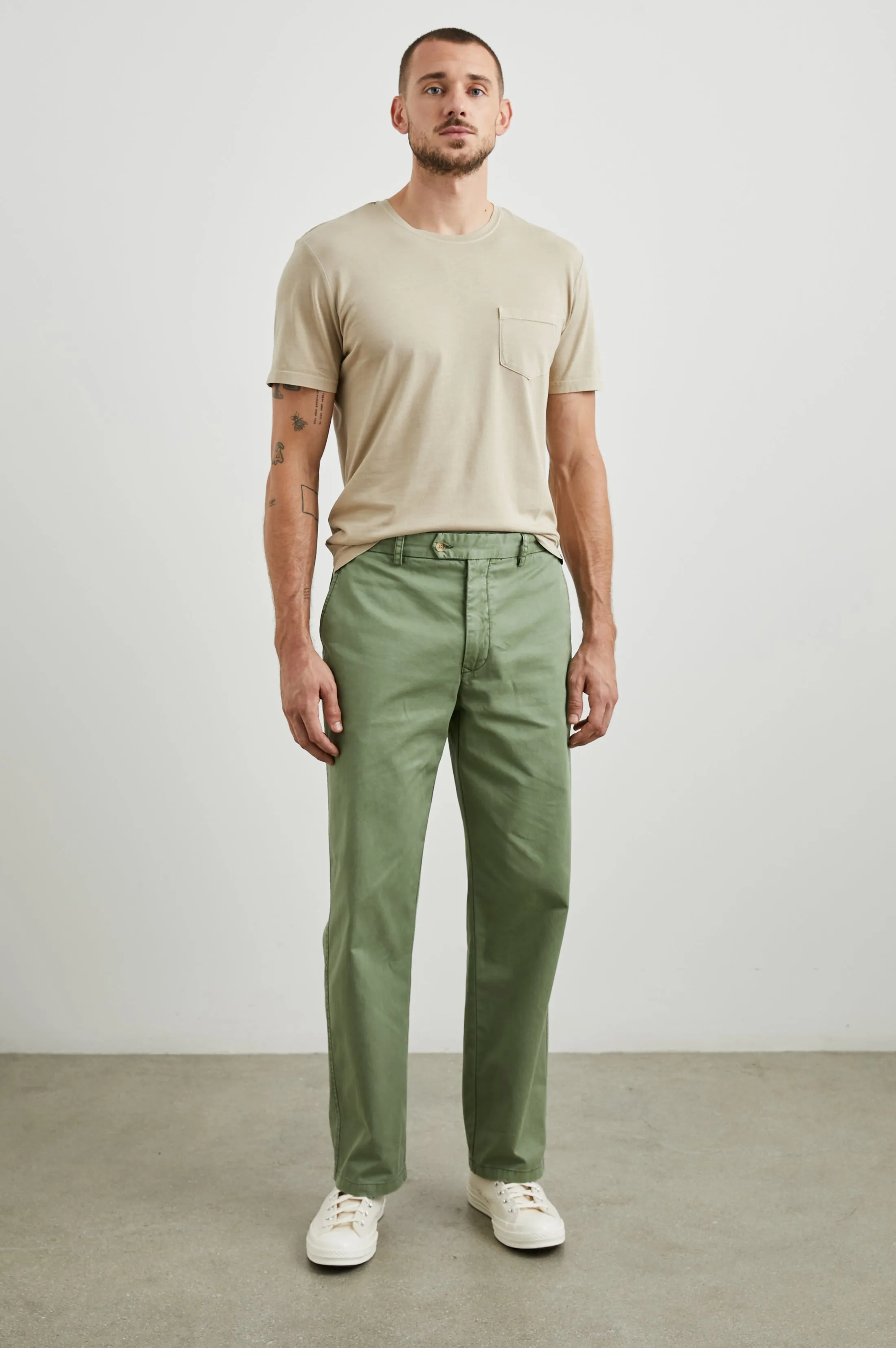 GARRETT PANT - SPRING OLIVE