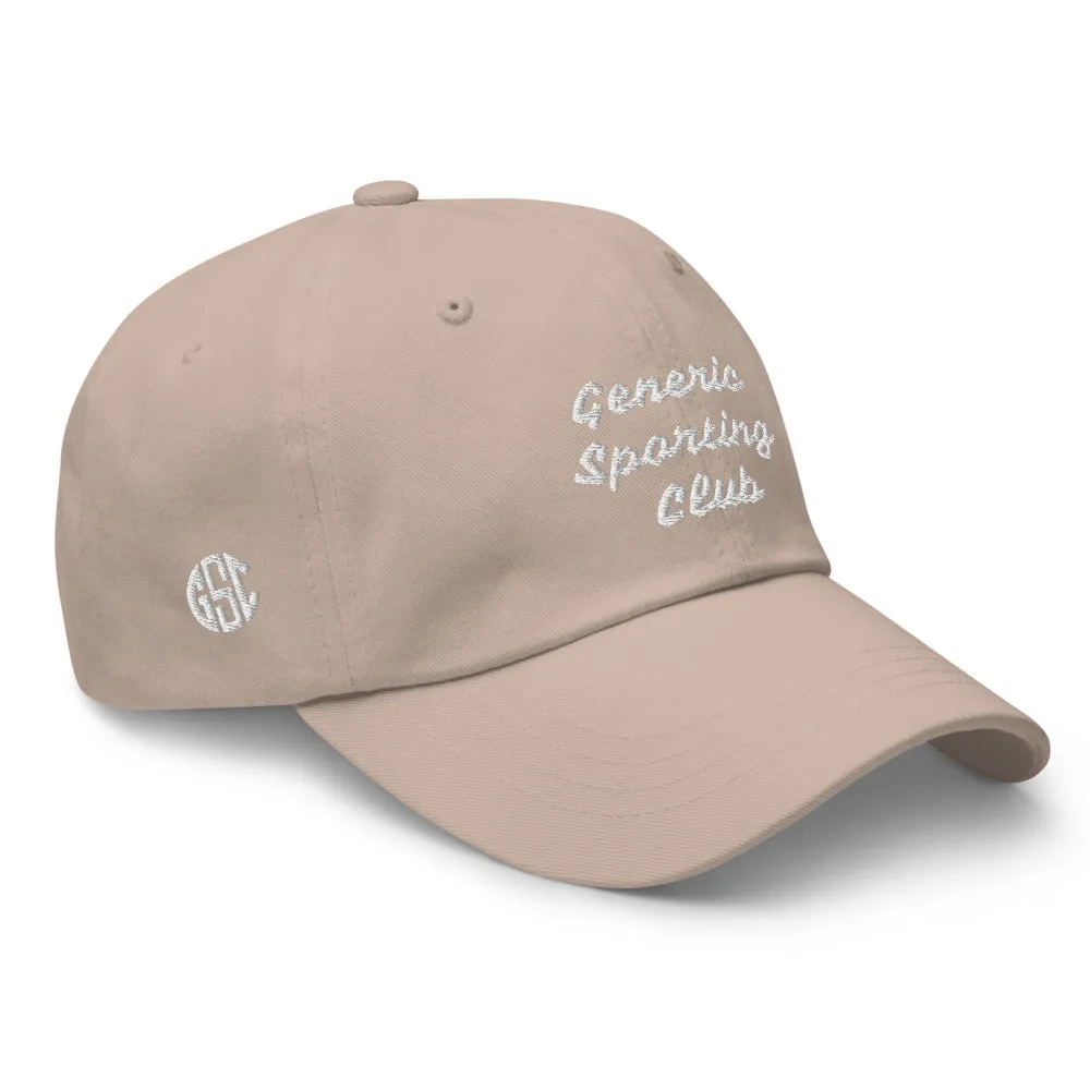 Generic Sporting Club Font Cap White   Colours