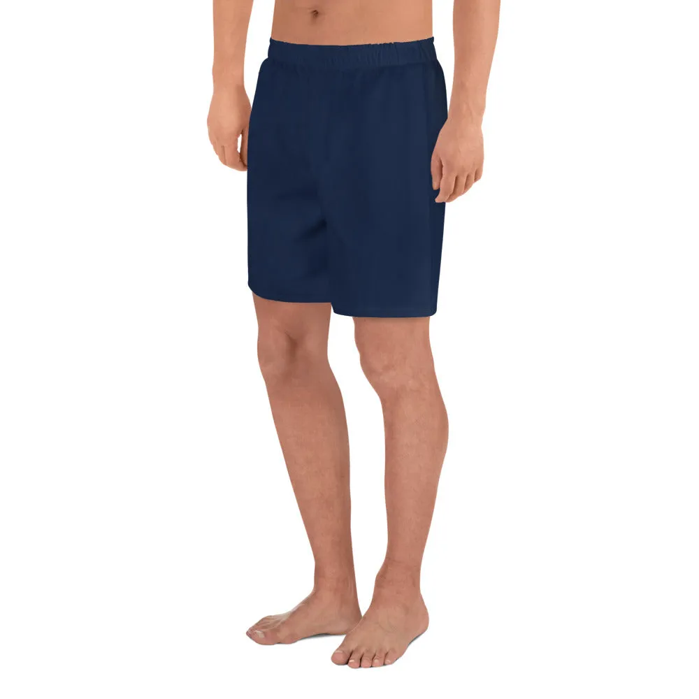 GG - Men's Athletic Long Shorts - Navy