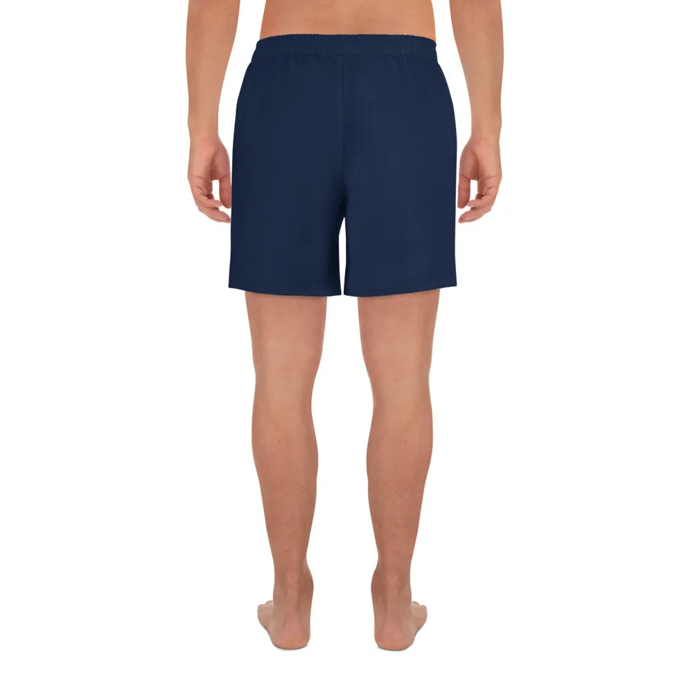 GG - Men's Athletic Long Shorts - Navy