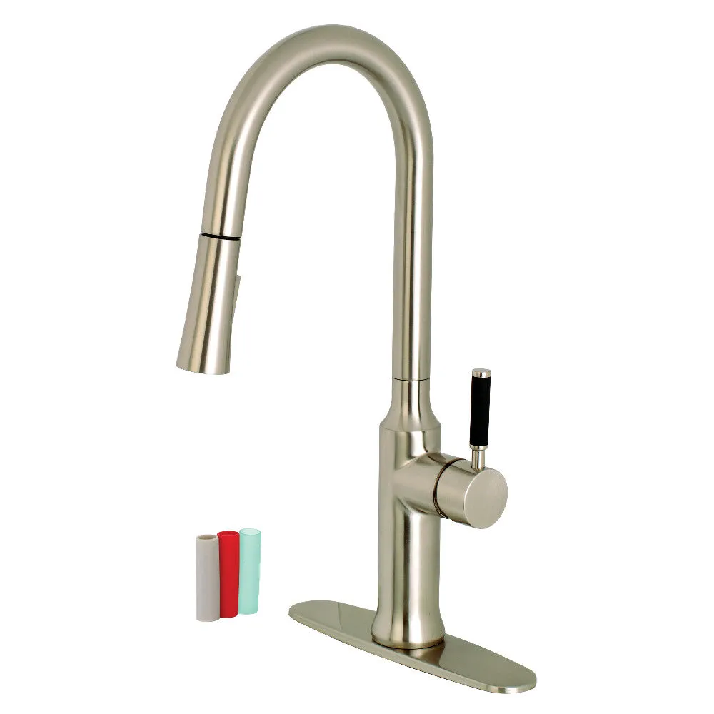 Gourmetier LS2721DKL Single-Handle Pull-Down Kitchen Faucet