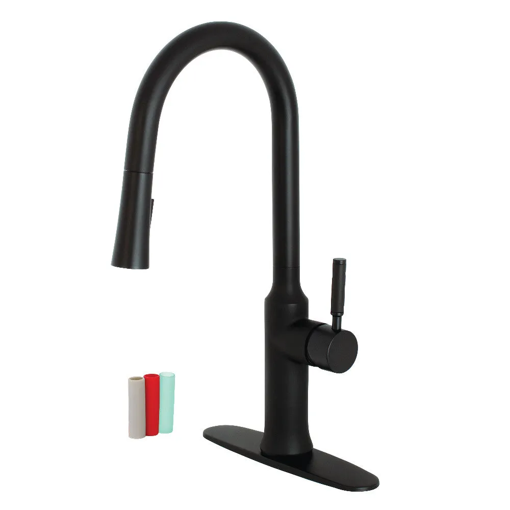 Gourmetier LS2721DKL Single-Handle Pull-Down Kitchen Faucet