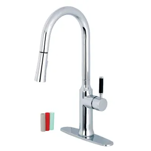 Gourmetier LS2721DKL Single-Handle Pull-Down Kitchen Faucet