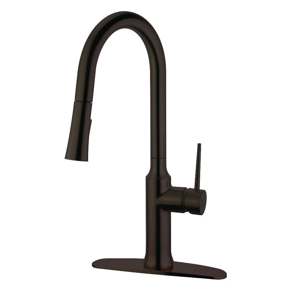 Gourmetier LS2721NYL Single-Handle Pull-Down Kitchen Faucet