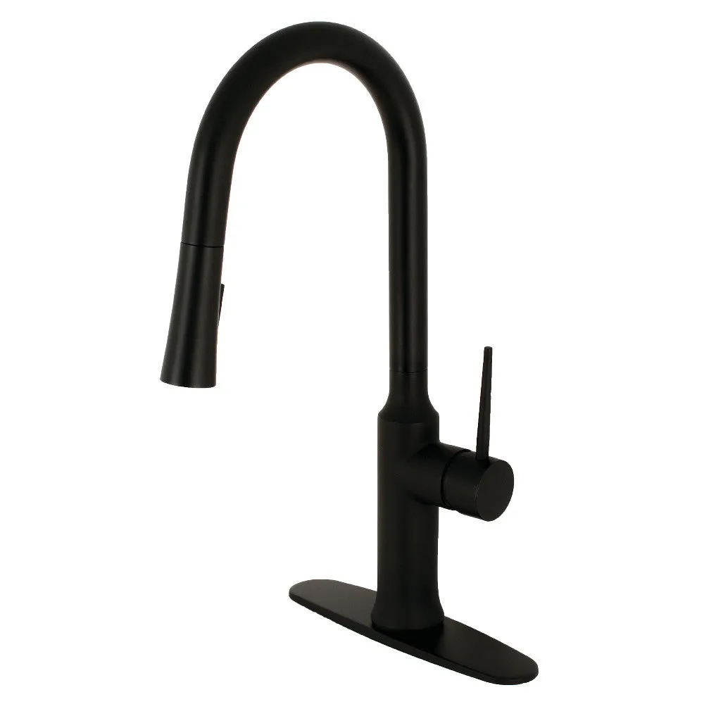 Gourmetier LS2721NYL Single-Handle Pull-Down Kitchen Faucet