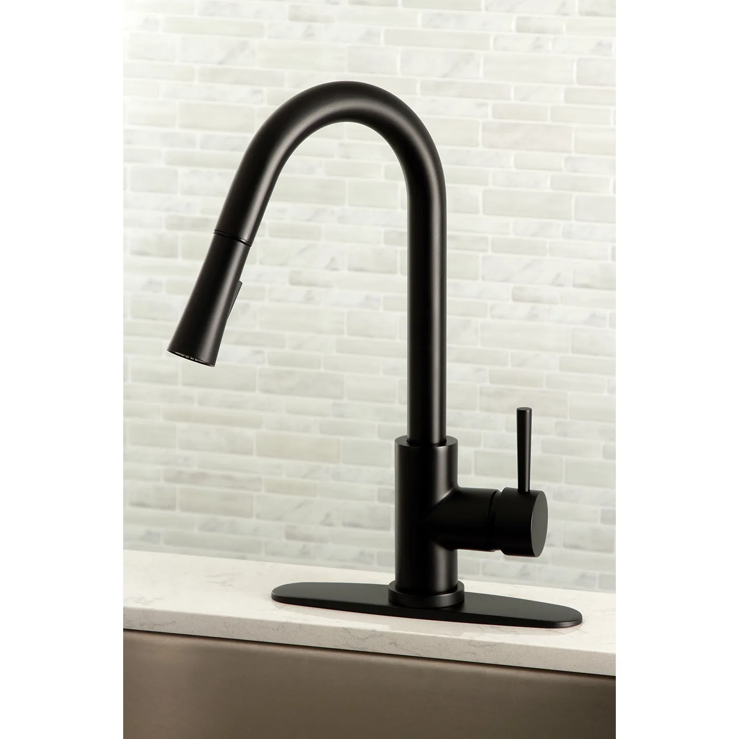 Gourmetier LS8628DL Concord Single-Handle Pull-Down Kitchen Faucet