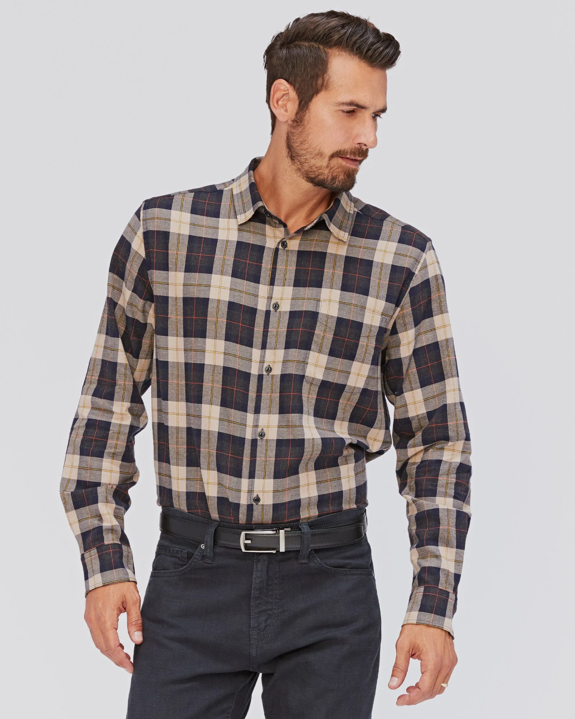 Hartley Plaid Button Up