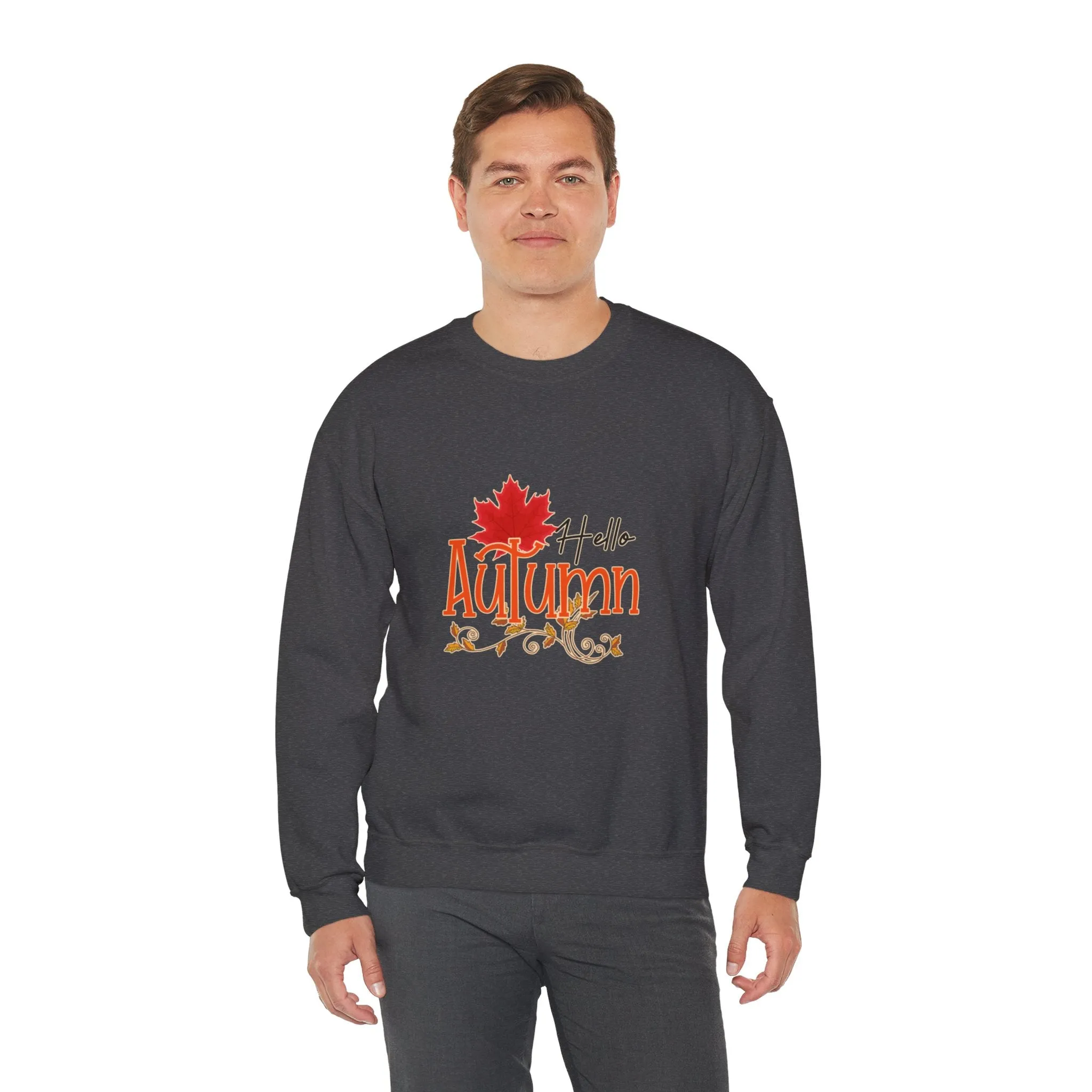 Hello Autumn Unisex Heavy Blend™ Crewneck Sweatshirt