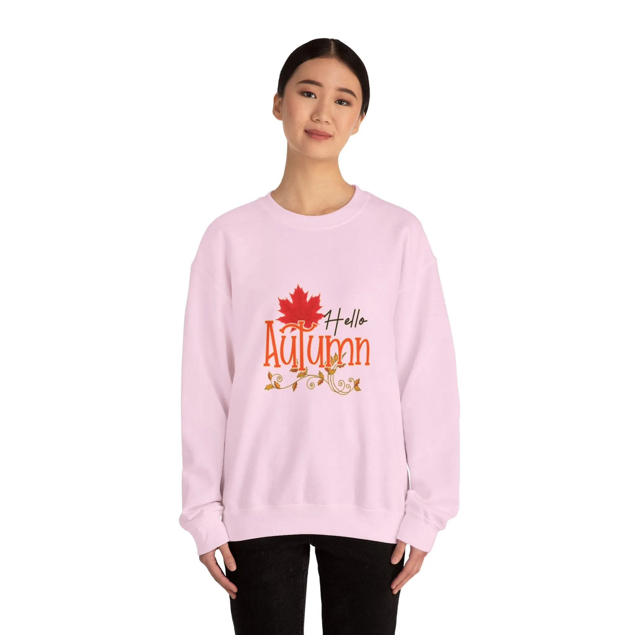 Hello Autumn Unisex Heavy Blend™ Crewneck Sweatshirt