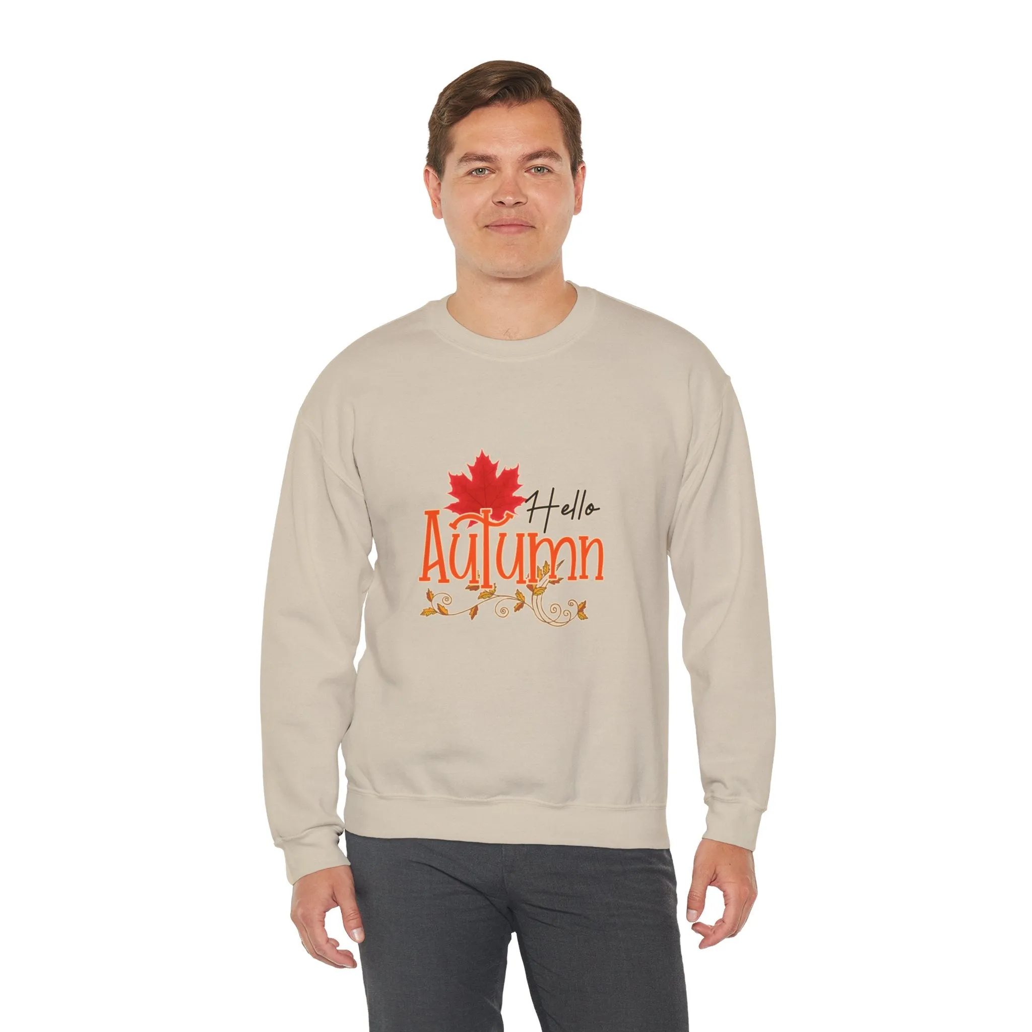 Hello Autumn Unisex Heavy Blend™ Crewneck Sweatshirt