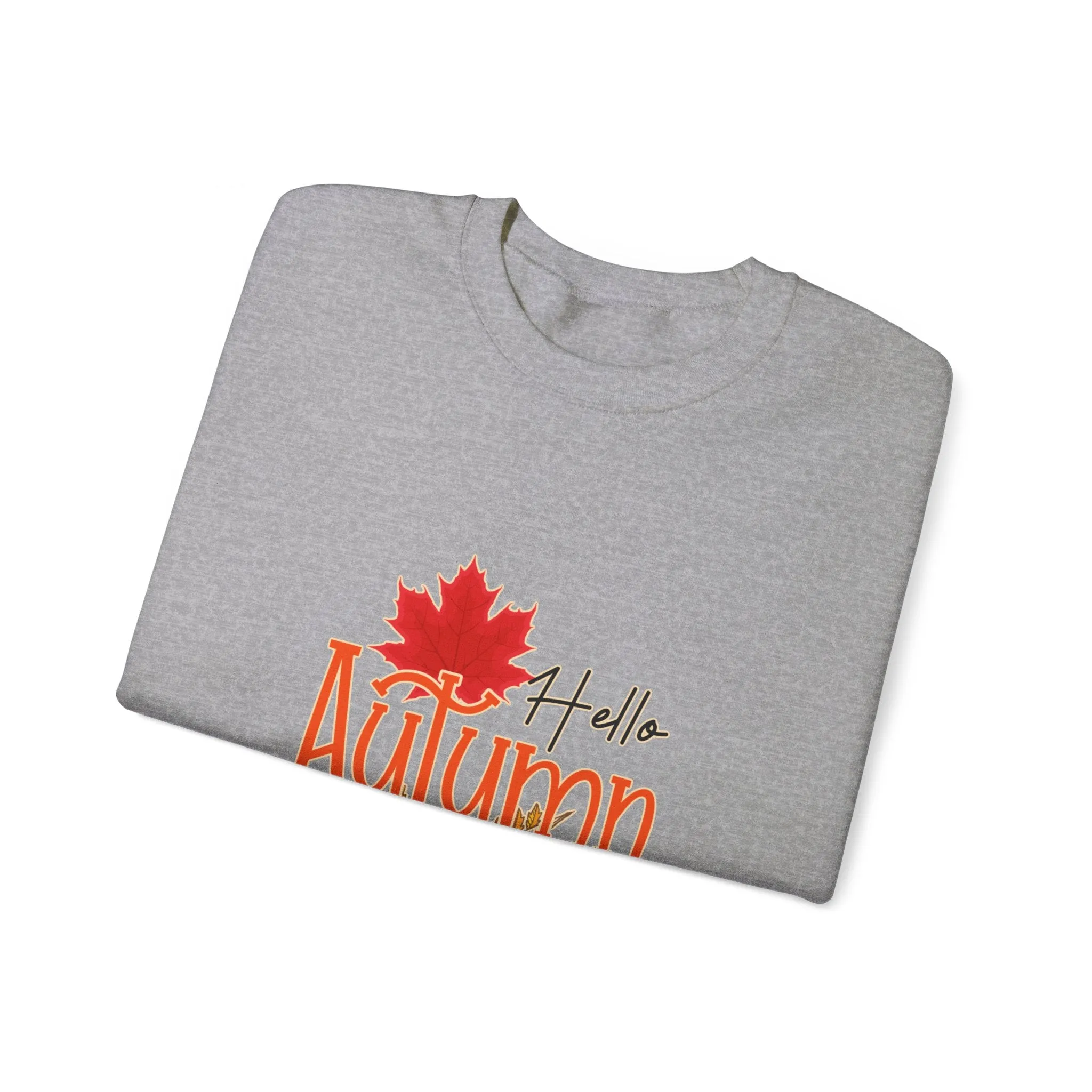 Hello Autumn Unisex Heavy Blend™ Crewneck Sweatshirt