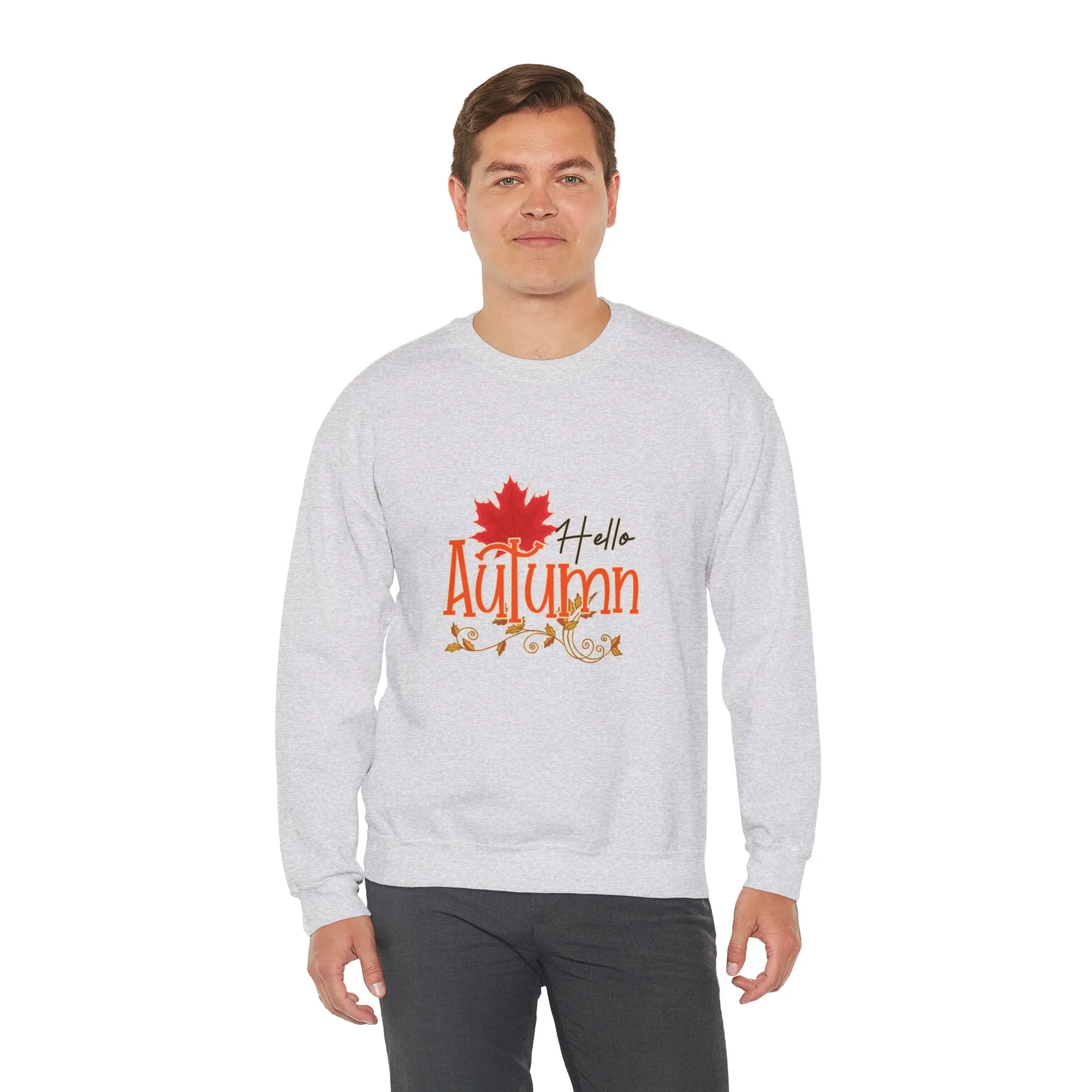 Hello Autumn Unisex Heavy Blend™ Crewneck Sweatshirt