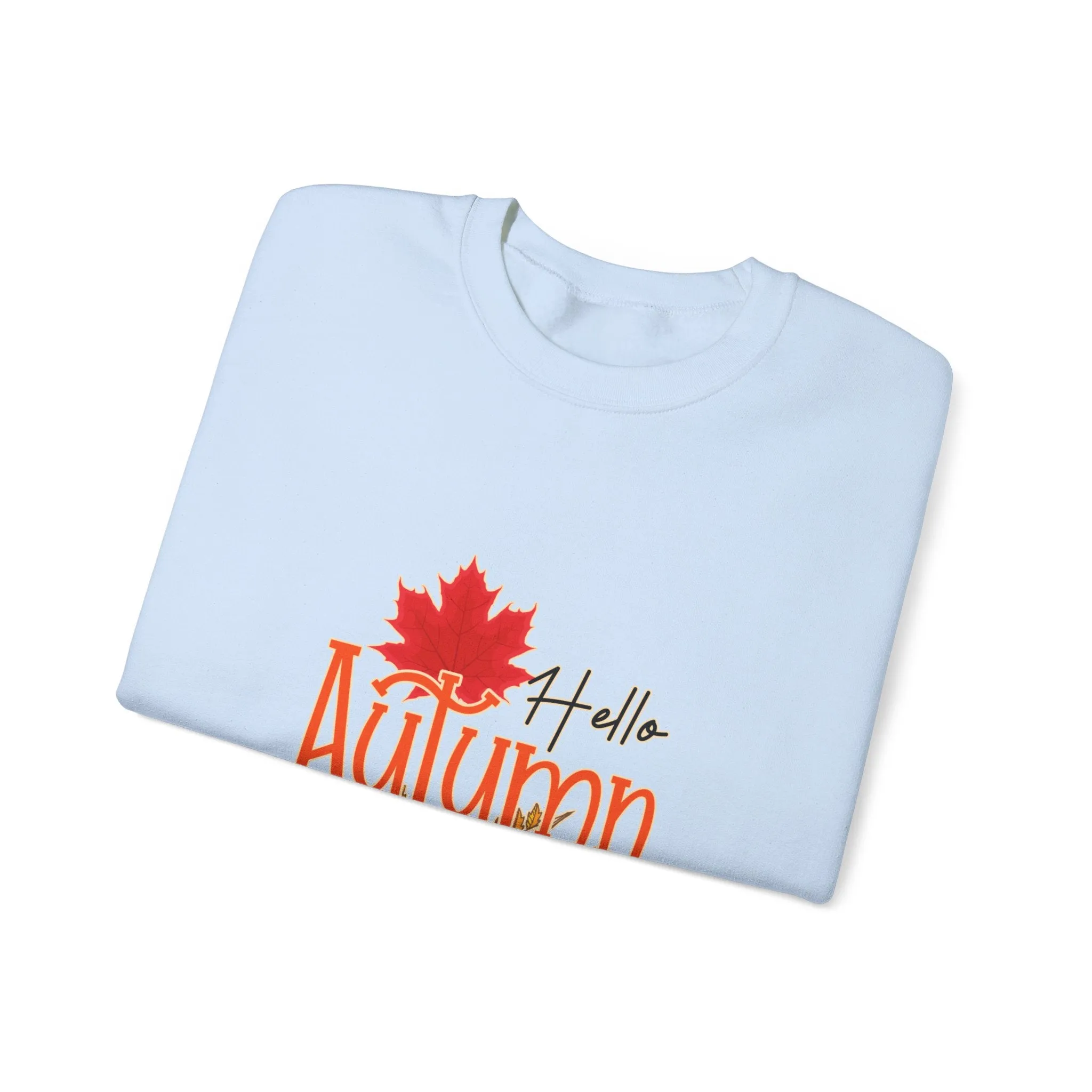 Hello Autumn Unisex Heavy Blend™ Crewneck Sweatshirt