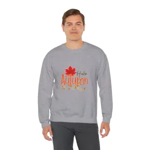 Hello Autumn Unisex Heavy Blend™ Crewneck Sweatshirt