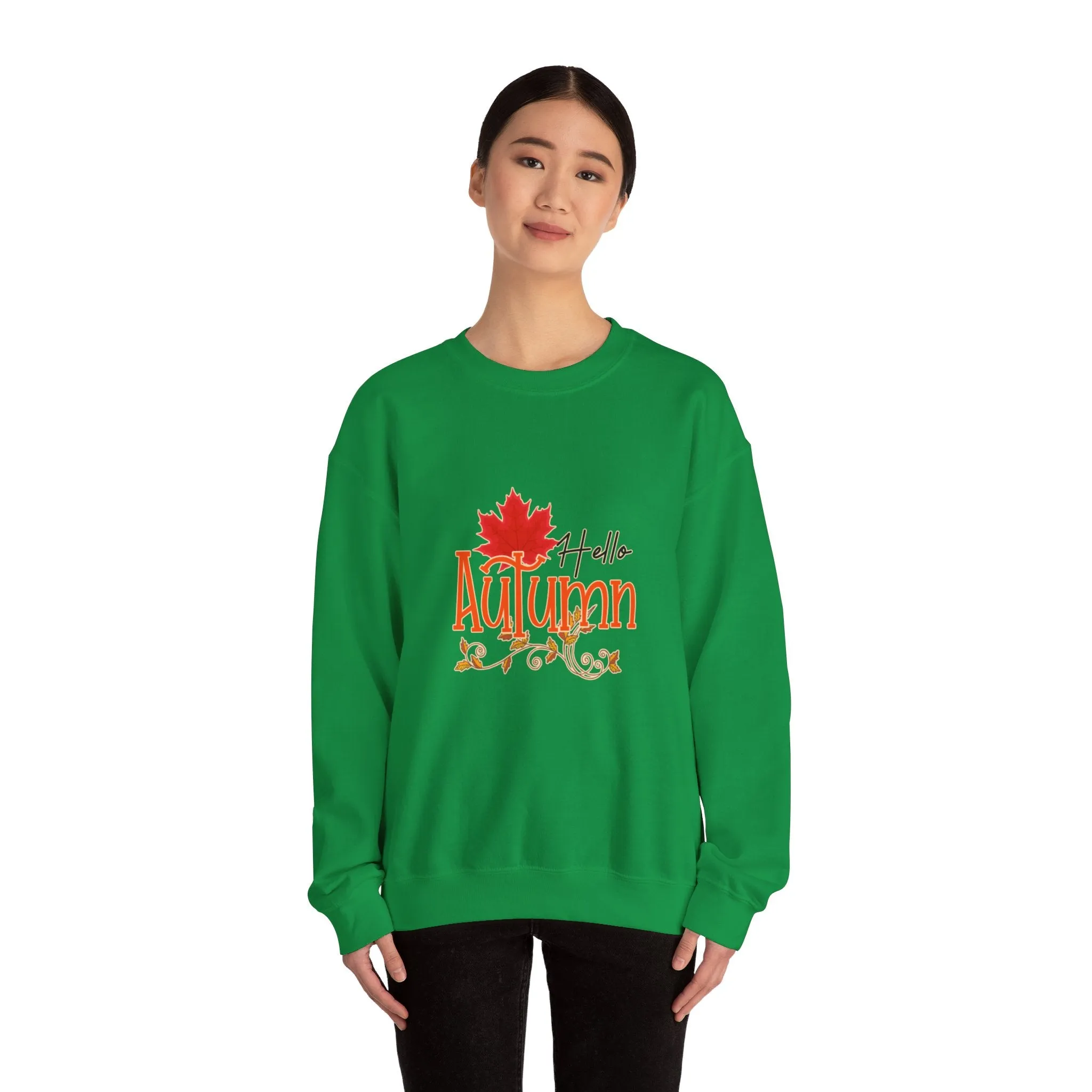 Hello Autumn Unisex Heavy Blend™ Crewneck Sweatshirt