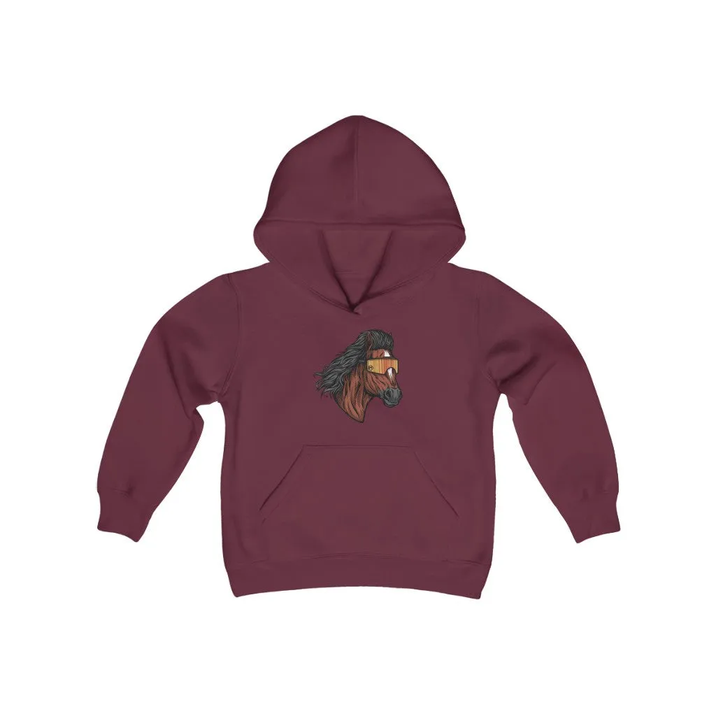 Horse Mullet Youth Hoodie