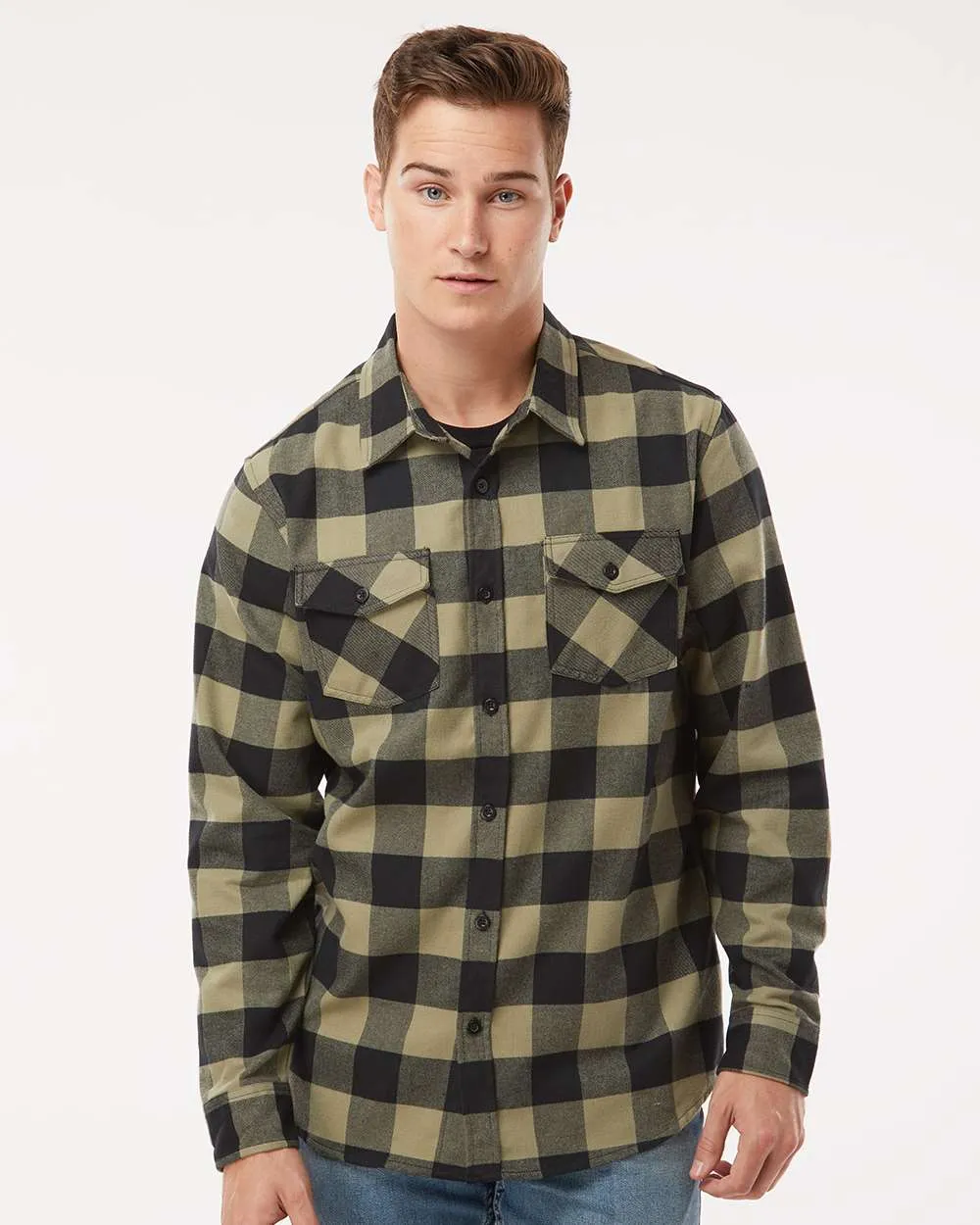 Independent Trading Co. Flannel Shirt EXP50F