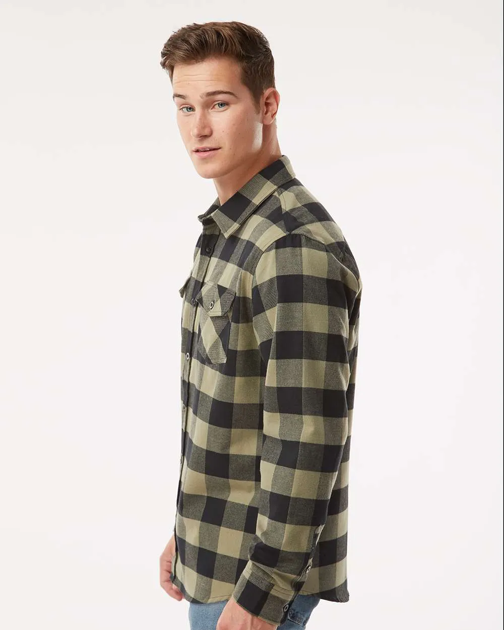 Independent Trading Co. Flannel Shirt EXP50F