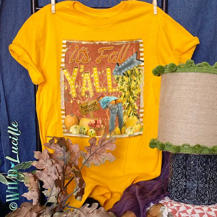 It's Fall Y'all Graphic Tshirt