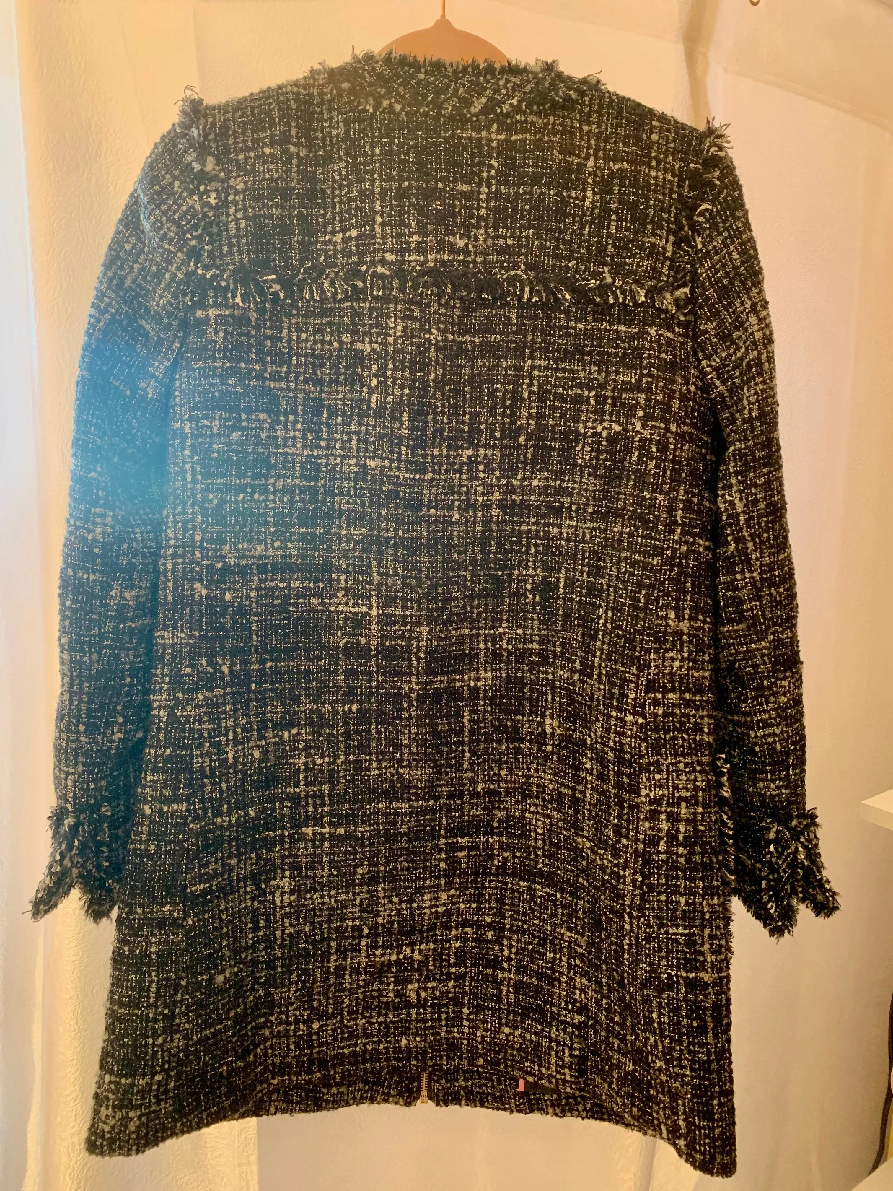 J.Crew Long Tweed Blazer Coat sz 00