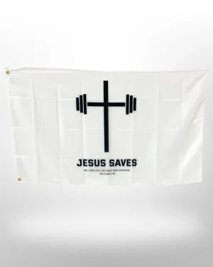 Jesus Saves Flag