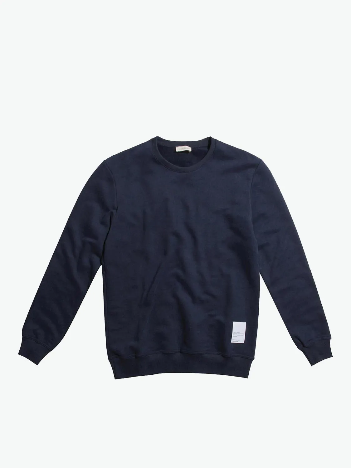 Logomania Crew Neck Sweatshirt Navy Blue