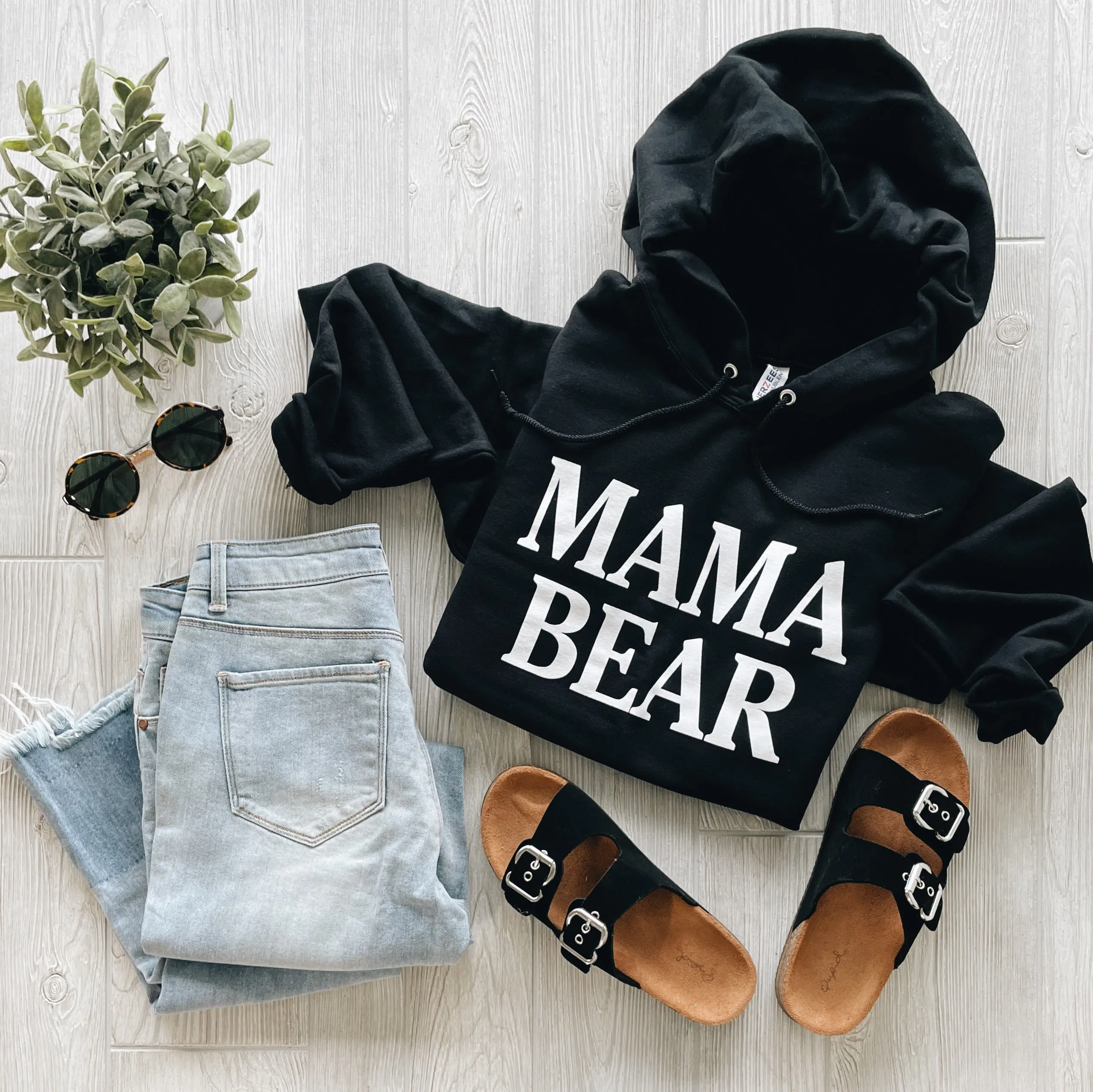 MAMA BEAR • Black Hoodie