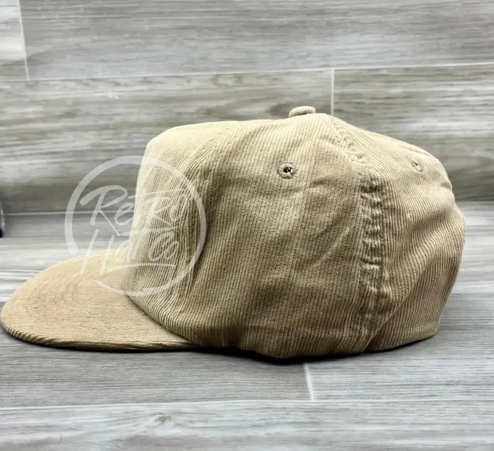 Medium Profile Corduroy Hat w/Snapback