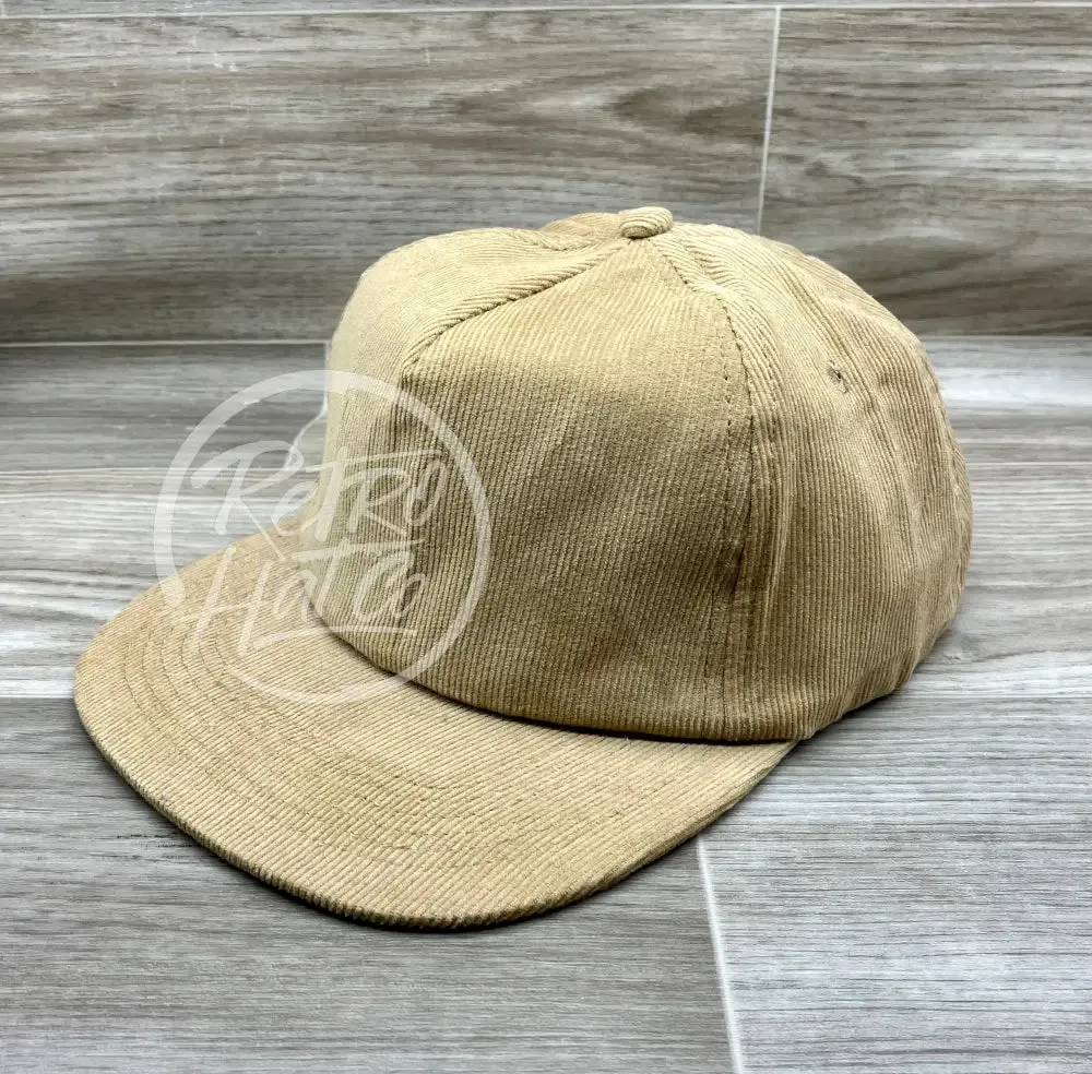 Medium Profile Corduroy Hat w/Snapback