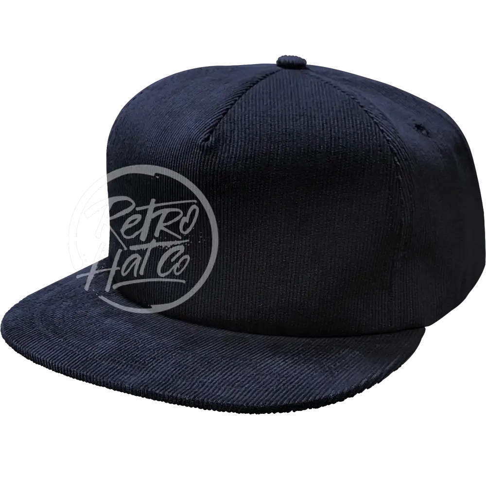 Medium Profile Corduroy Hat w/Snapback