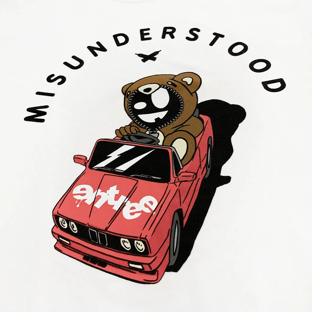 Misunderstood Drop Top Teddy White Tee