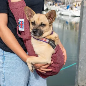 Mulberry Tweed Dog Sling