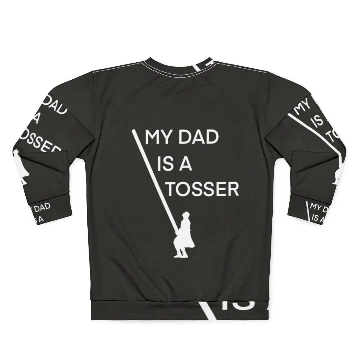 "Caber Toss Sweatshirt for Athletic Dads: My Dad's a Tosser"