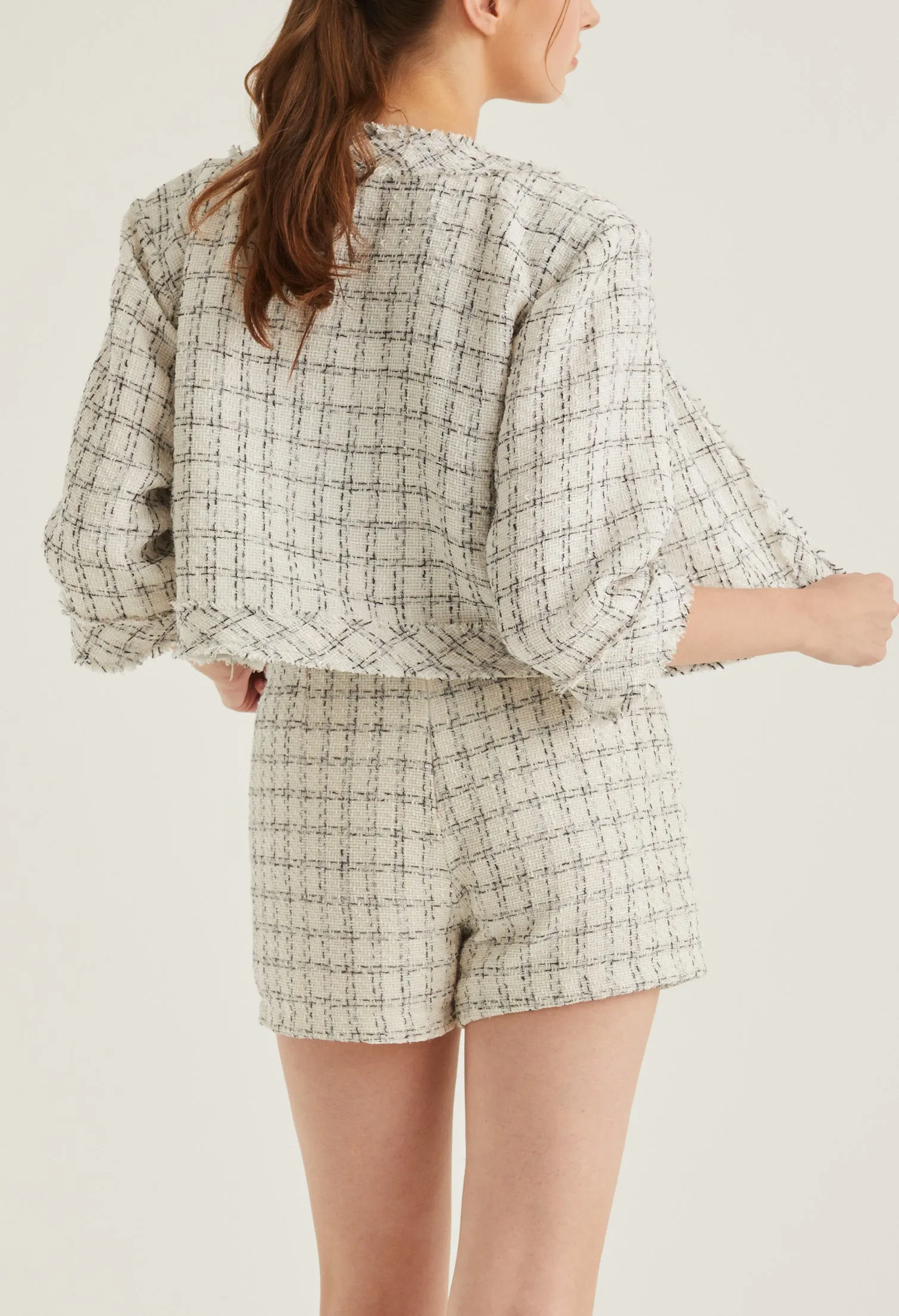 Tweed Chic Brunch Crop Jacket