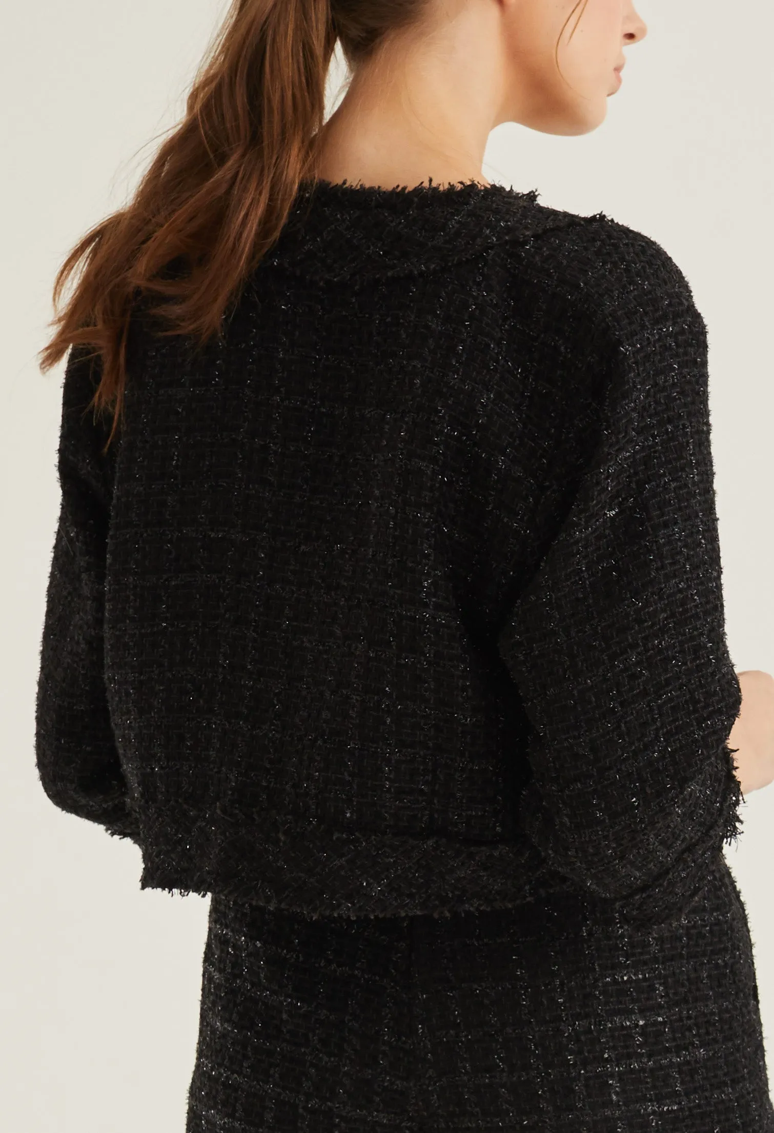 Tweed Chic Brunch Crop Jacket