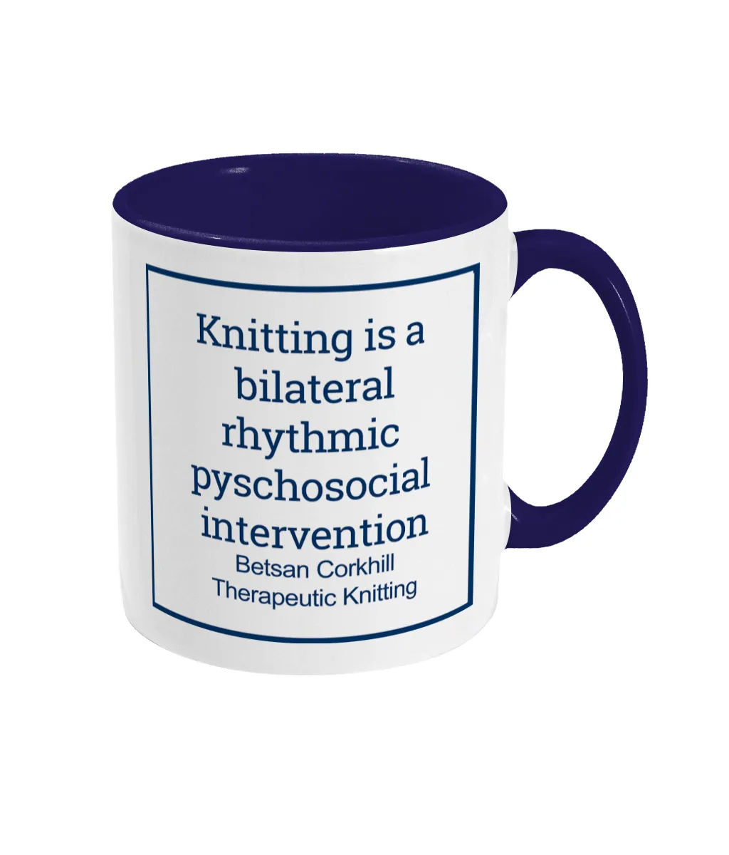 Two Toned Mug Knitting definition