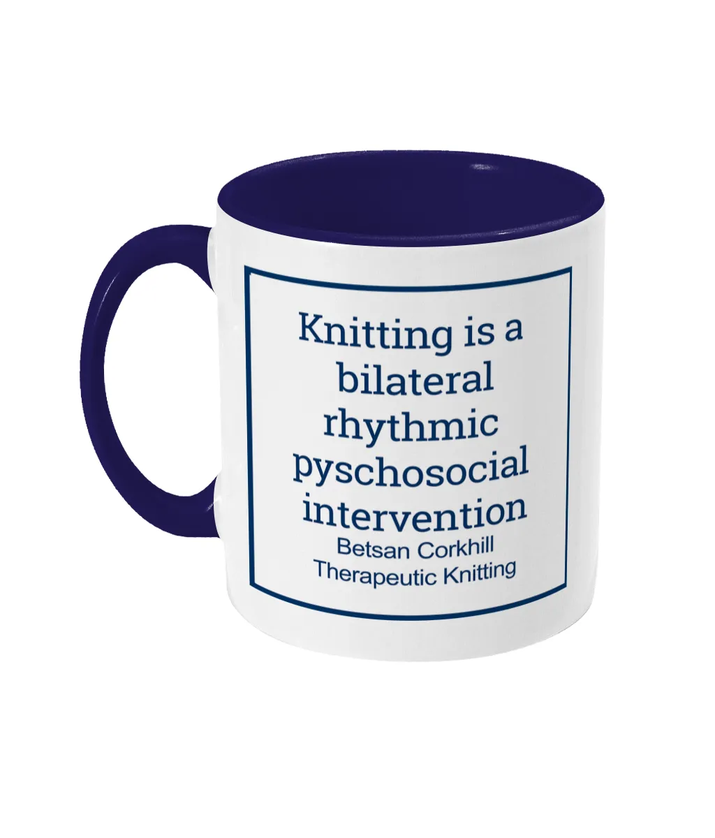 Two Toned Mug Knitting definition