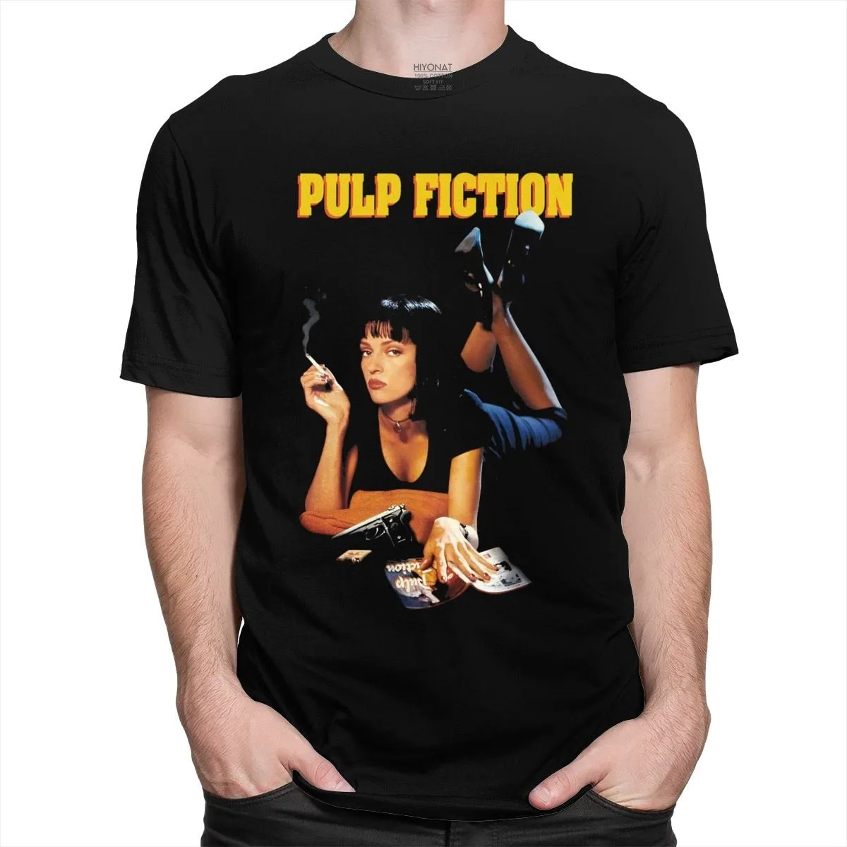 Vintage Pulp Fiction Men's Graphic T Shirt