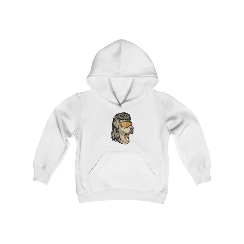 Yellow Lab Mullet Youth Hoodie